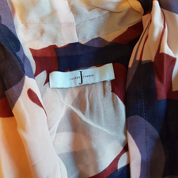 NWOT size 8 Lovely elegant Jasper Conran midi-length summer floral dress - Picture 3 of 7